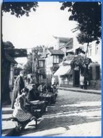 Cranz Kr. Samland, Ort, Kreis Samland Cranz, Flundernverkauf Kurische Nehrung, Fischerei