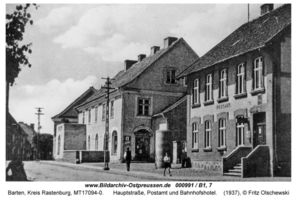 Barten Kr. Rastenburg, Kreis Rastenburg Hauptstraße (fr. Rastenburger Straße)