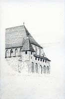 Königsberg (Pr.), Stadtkreis Königsberg Königsberg, Dom, Westansich, Zeichnung Königsberg, Dom