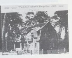 Metgethen, Ort und Bahnstation, Stadtkreis Königsberg Metgethen, Waldvillen-Kolonie, Villa Meyer 