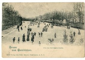 Gumbinnen, Stadt, Kreis Gumbinnen Gumbinnen, Club der Schlittschuhläufer 