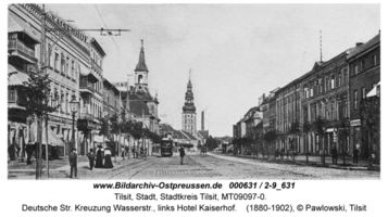 Tilsit, Stadt, Stadtkreis Tilsit Deutsche Straße
