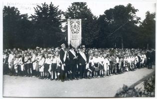 Königsberg (Pr.), Stadtkreis Königsberg Königsberg (Pr.), Hindenburg-Oberrealschule, Hindenburgfeier Königsberg, Schulen