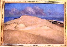 Nidden, Kreis Memel Nidden, Hohe Düne (Ölbild) Нидден, Высокая дюна (масляная картина)