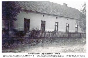 Sonnenmoor, Kreis Ebenrode 