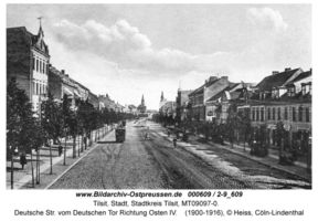 Tilsit, Stadt, Stadtkreis Tilsit Deutsche Straße