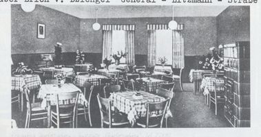 Charlottenburg Stadtkr. Königsberg, Stadtkreis Königsberg Charlottenburg Stadtkr. Königsberg, General-Litzmann-Str. 214,   Gaststätte Charlottenburg , Innenansicht Шарлоттенбург, гор. Кёнигсберг, Генерал-Литцманнштрассе 214, трактир «Шарлоттенбург», вид интерьера
