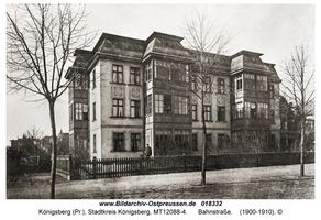 Königsberg (Pr.), Stadtkreis Königsberg Hindenburgstraße (fr. Bahnstraße) 3