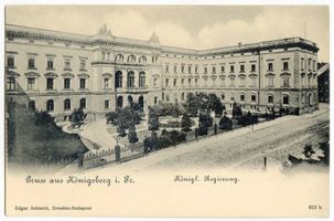 Königsberg (Pr.), Stadtkreis Königsberg Königsberg, Königliche Regierung XII Königsberg, Nördliche Innenstadt westlich des Schloßteiches (Tragheim)