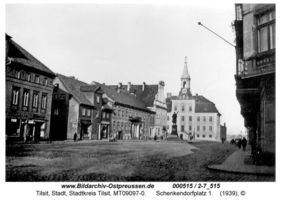 Tilsit, Stadt, Stadtkreis Tilsit Schenkendorfplatz  Tilsit, Schenkendorfplatz