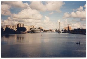 Königsberg (Pr.), Stadtkreis Königsberg Königsberg (Pr.), Hotelschiff auf dem Pregel Кёнигсберг (Пр.), гостиничное судно на Прегеле