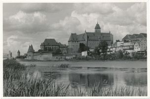 Marienburg, Westpr., Kreis Marienburg Marienburg i. Westpr., Die Marienburg von der Nogatseite XXXI Marienburg, Schloß