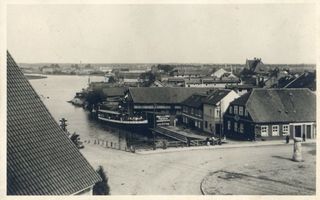 Labiau, Kreis Labiau Labiau, Hafen mit Dampfer  Lotte  Labiau, Orte im Kreis