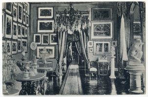 Beinuhnen, Kreis Angerapp Beynuhnen, Schloss, Kupferstichsaal III Байнунен, замок, зал гравюр, III