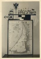  Kurisches Haff, Kurenwimpel mit Karte Kurisches Haff