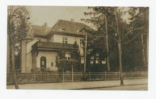 Metgethen, Ort und Bahnstation, Stadtkreis Königsberg Adolf-Hitler-Weg 20-22 Metgethen, Adolf-Hitler-Weg, Haus von Rose Heygster Метгетен, Адольф-Гитлер-Вег, дом Розы Хейгстер
