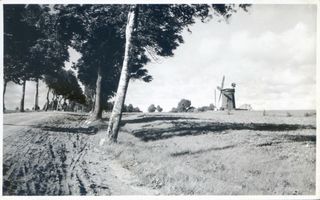 Kallacken, Kreis Allenstein Kollacken, Memelgebiet, Windmühle 