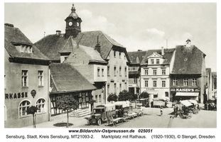 Sensburg, Stadt, Kreis Sensburg  