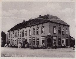 Altenkirch, Kreis Tilsit-Ragnit Altenkirch, Gruß aus Altenkirch, Hotel Deutsches Haus 
