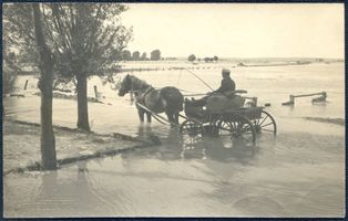 Kobbelbude Kr. Samland, Domäne, Kreis Samland Kobbelbude Kr. Samland, Hochwasser 