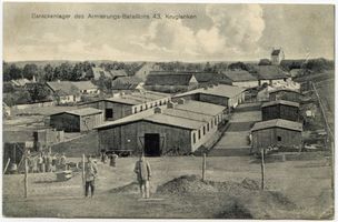 Kruglanken, Kreis Angerburg Kruglanken, Barackenlager des Armierungs-Bataillons 43 