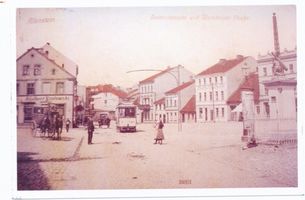 Allenstein, Stadtkreis Allenstein Straße der SA (fr. Warschauer Straße)