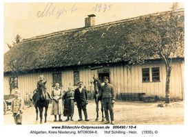 Ahlgarten, Kreis Elchniederung 