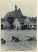 Frauenburg, Kreis Braunsberg Frauenburg, Marktplatz mit Alter Kirche V 