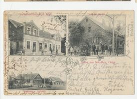 Halldorf, Kreis Treuburg Sokolken Kr. Treuburg, Geschäftsetablissement, Garten, Besitzung 
