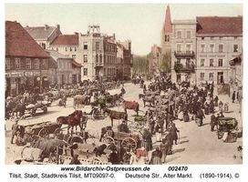 Tilsit, Stadt, Stadtkreis Tilsit Deutsche Straße