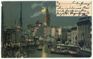 Königsberg (Pr.), Stadtkreis Königsberg Königsberg, Hundegatt, Kai am Pregel Königsberg, Stadtteil Altstadt (Umgebung des Schlosses)