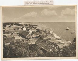 Nidden, Kreis Memel Nidden, Ausblick nach Norden auf Nidden-Purwin Нидден, вид на север в сторону Нидден-Пурвина
