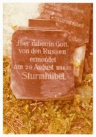 Sturmhübel, Kreis Rößel Sturmhübel, Kriegerdenkmal 1. Weltkrieg, Reste 