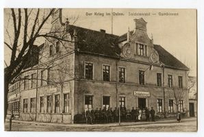 Gumbinnen, Stadt, Kreis Gumbinnen Gumbinnen, Soldatenrast Gumbinnen, 1. Weltkrieg