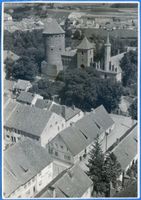 Rößel, Stadt, Kreis Rößel Rößel, Ordensburg - Kirchturmblick 