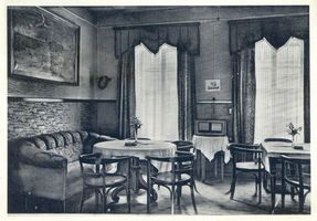 Landsberg, Stadt, Kreis Preußisch Eylau Landsberg i. Ostpr., Hotel Deutsches Haus, Gastraum II 