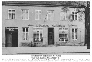 Tilsit, Stadt, Stadtkreis Tilsit Deutsche Straße 6