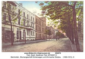 Tilsit, Stadt, Stadtkreis Tilsit Bahnhofstraße