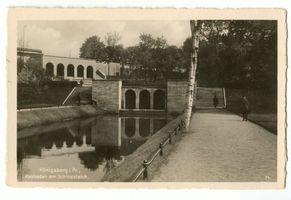 Königsberg (Pr.), Stadtkreis Königsberg Königsberg (Pr.), Kaskaden am Schloßteich Кёнигсберг (Пр.), каскады на Замковом пруду