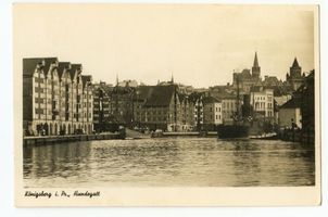 Königsberg (Pr.), Stadtkreis Königsberg Königsberg, Hundegatt mit Speicherviertel  Lastadie  II Königsberg, Speicherviertel am Hundegatt (Lastadie)