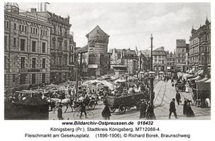 Königsberg (Pr.), Stadtkreis Königsberg Fritz-Tschierse-Platz (fr. Gesekusplatz)