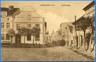 Landsberg, Stadt, Kreis Preußisch Eylau Landsberg i. Ostpr., Hofstraße 