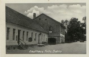 Herzogskirchen, Kreis Treuburg Herzogskirchen, Gasthaus Fritz Bahlo 