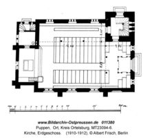 Puppen,  Ort, Kreis Ortelsburg 