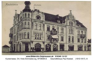 Kuckerneese, Ort, Kreis Elchniederung Am Markt