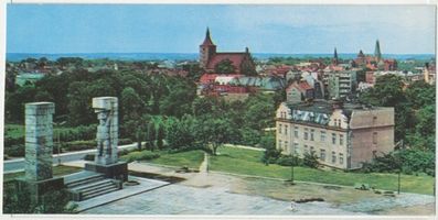 Allenstein, Stadtkreis Allenstein Allenstein, Panorama, Jakobikirche Allenstein, Panoramabilder