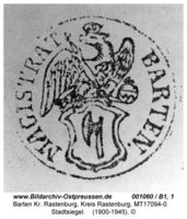 Barten Kr. Rastenburg, Kreis Rastenburg 