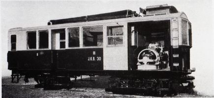 Pogegen, Kreis Tilsit-Ragnit Pogegen, Triebwagen der Insterburger Kleinbahn zwischen Pogegen und Schmalleningken 