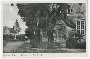 Gehlenburg, Kreis Johannisburg Bialla Kr. Johannisburg, Partie an der Kirche Бялла, округ Йоханнисбург, место у церкви