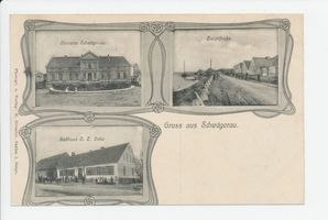 Schwägerau, Ort mit Domäne und Forsthaus, Kreis Insterburg 